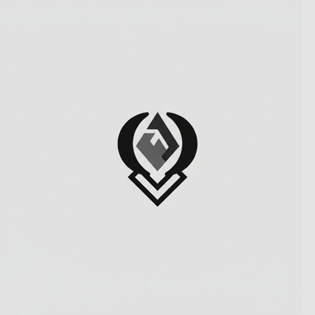 Neutral abstract Afterworld placeholder logo